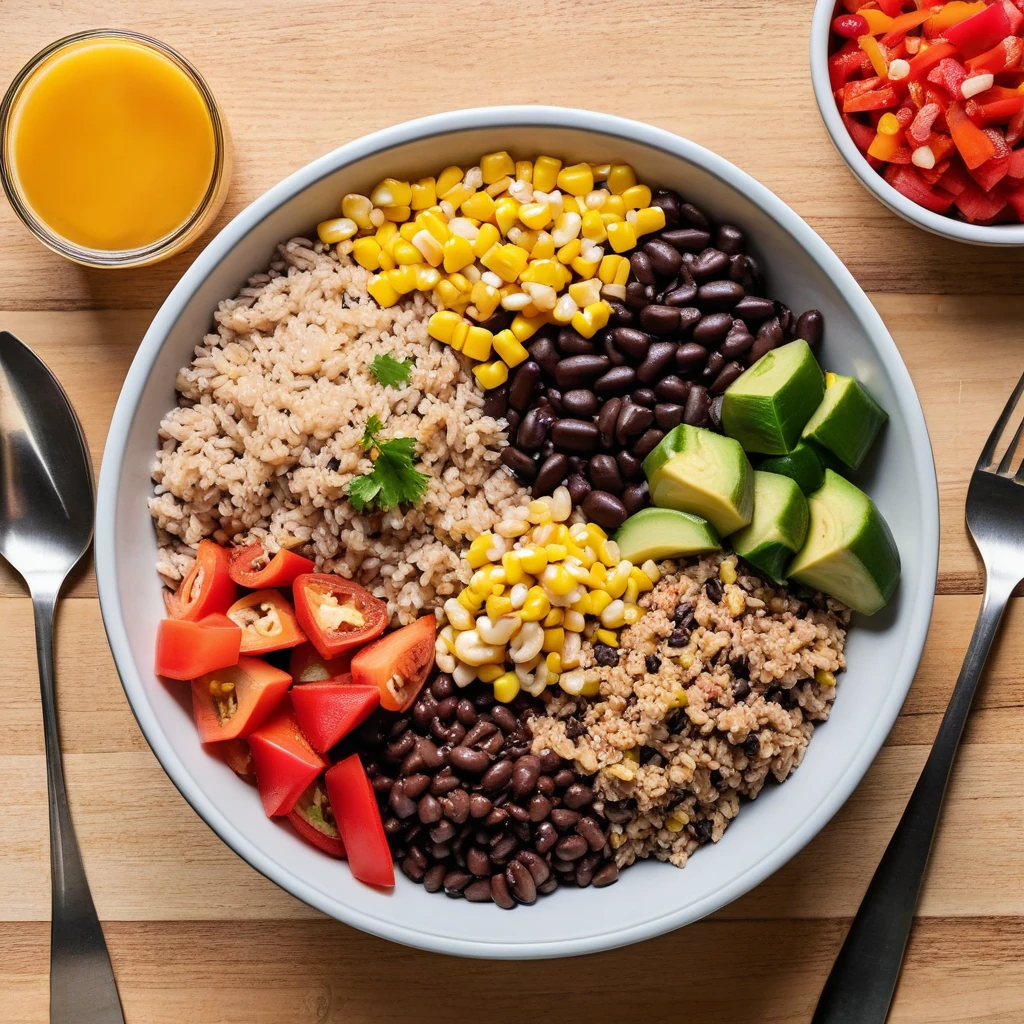 Turkey and Black Bean Power Bowl