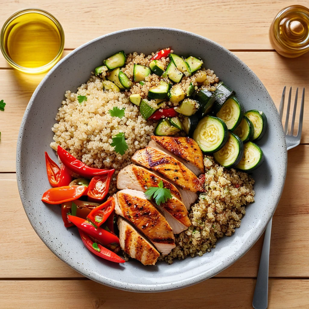 Spicy Quinoa Chicken Bowl