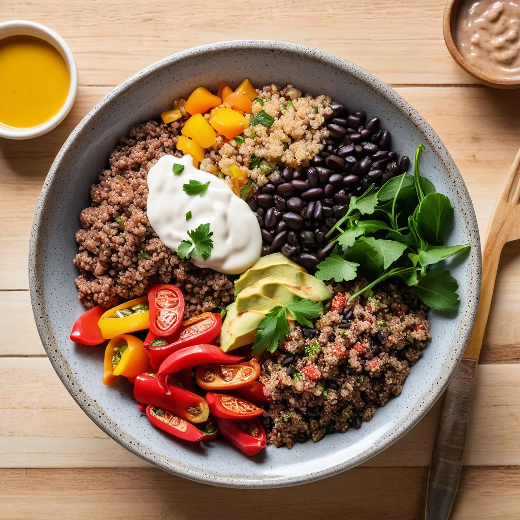 Beef and Quinoa Power Bowl