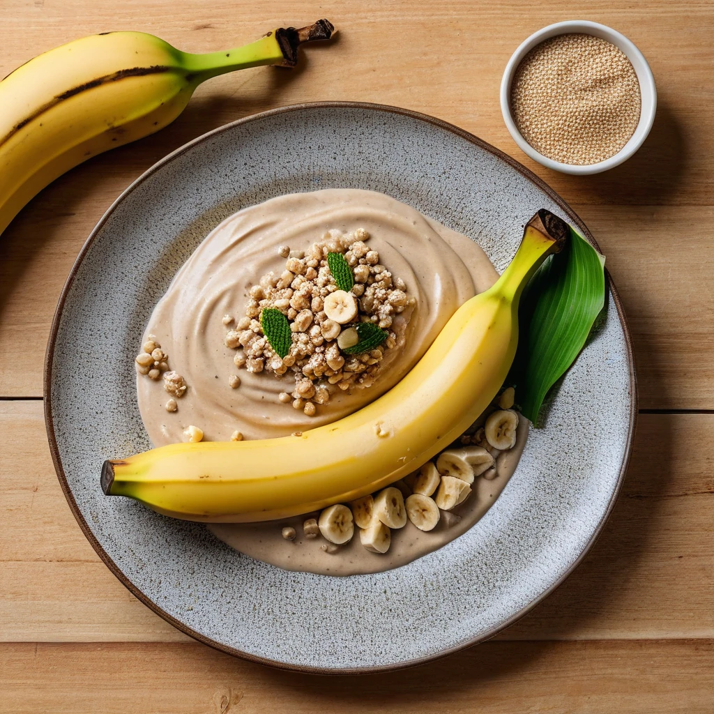 Banana with Tahini
