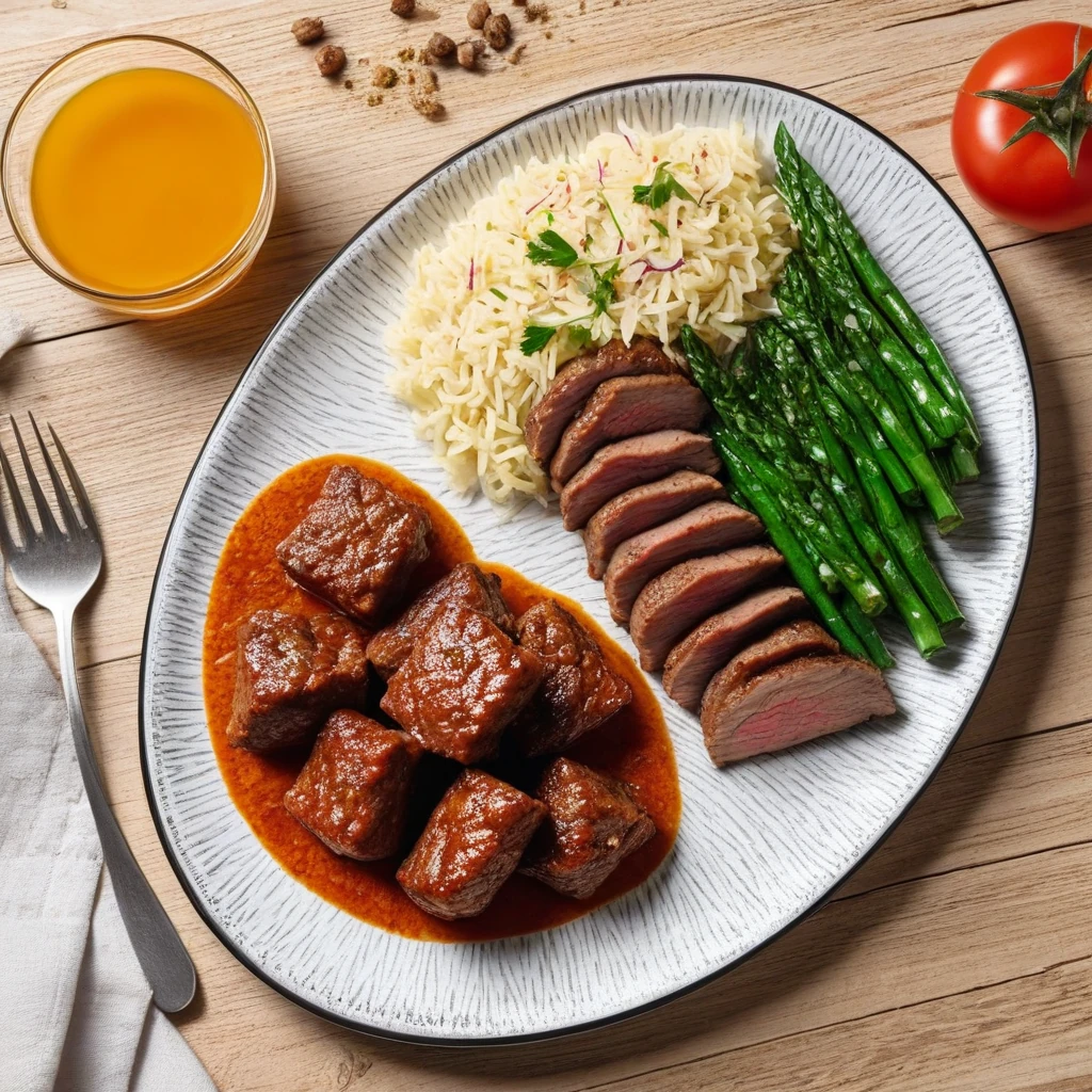 Mici cu Cartofi Prăjiți și Salată
