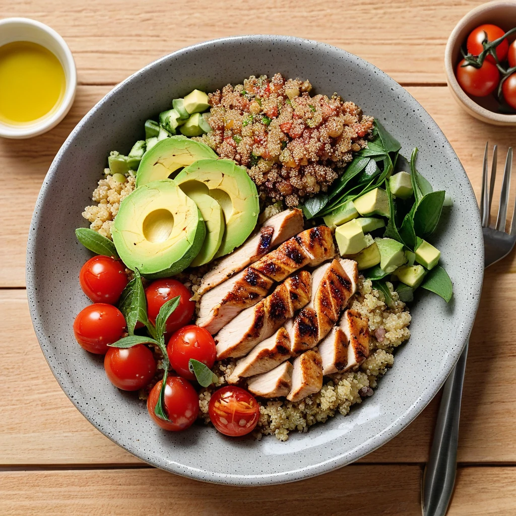Quinoa & Grilled Chicken Bowl