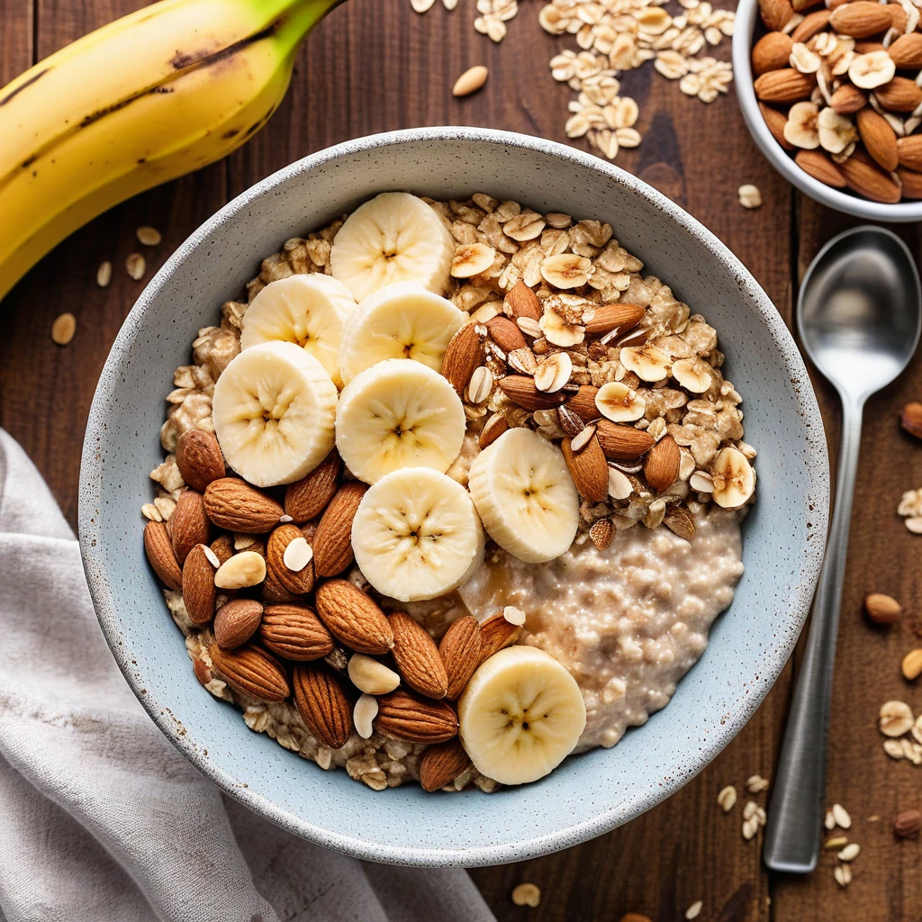 Protein-Packed Banana Oatmeal Bowl