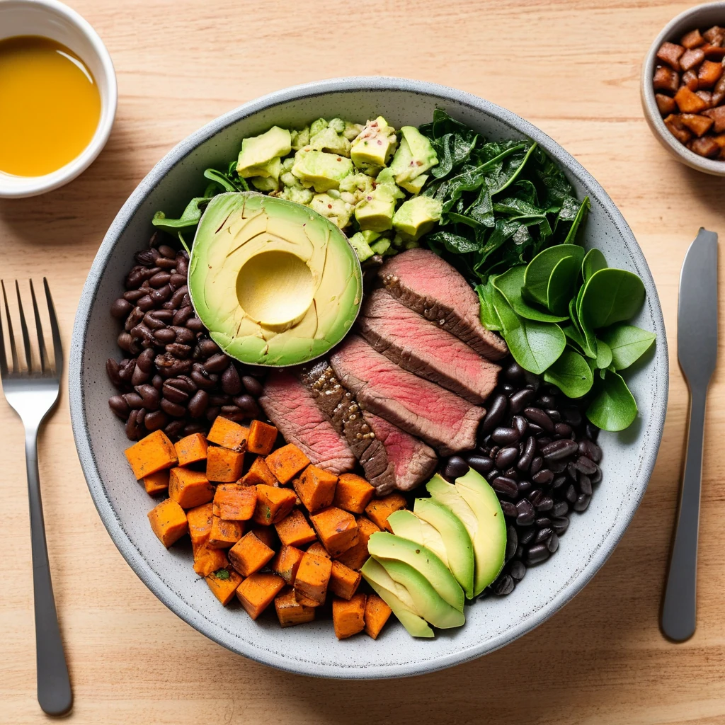 Beef and Sweet Potato Power Bowl