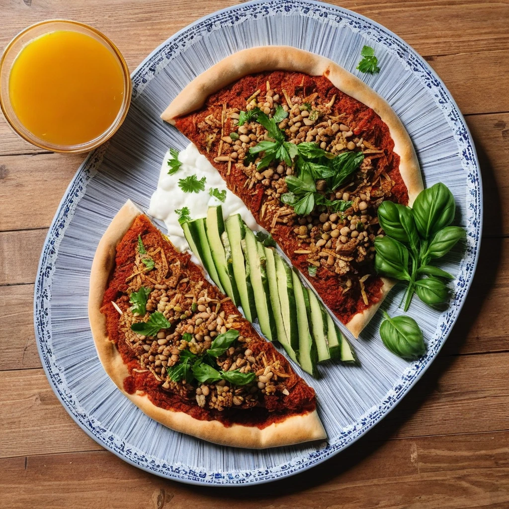Kıymalı Pide ve Çoban Salatası