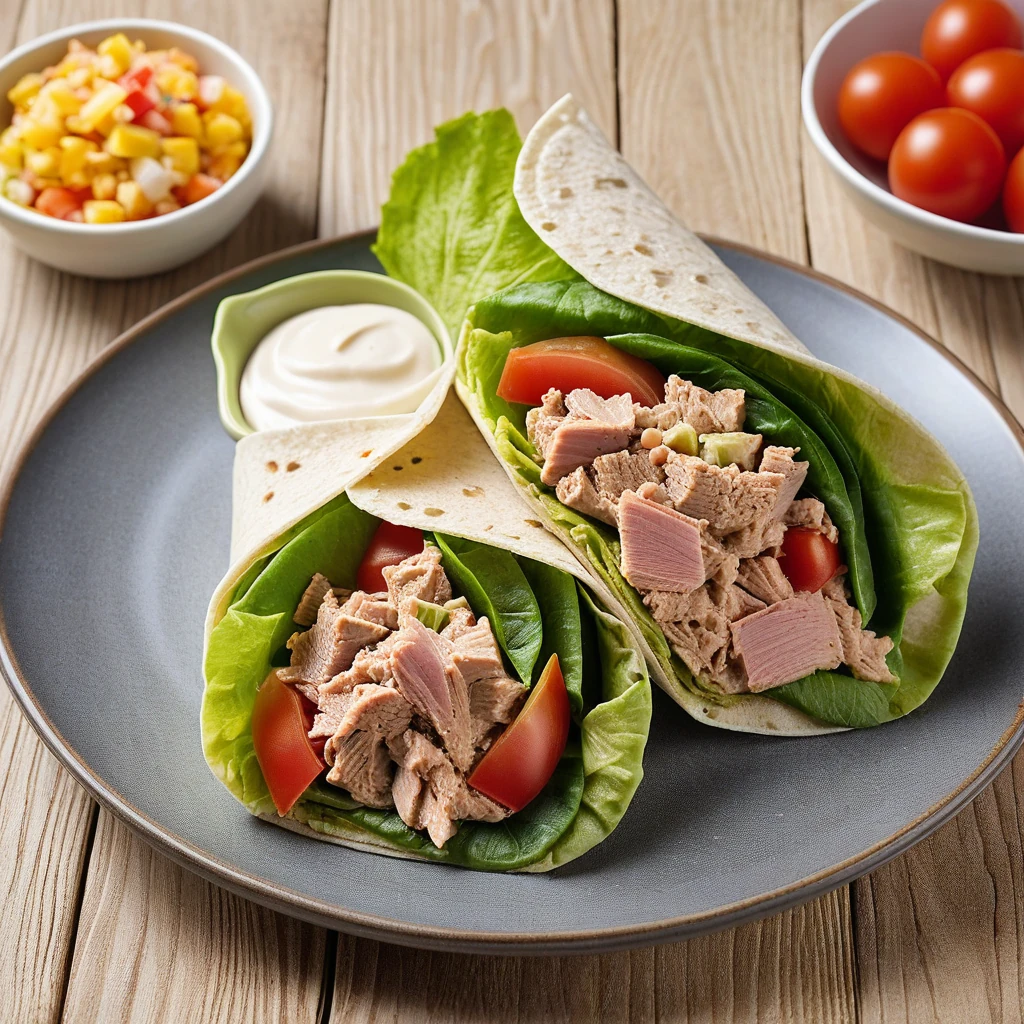 Tuna and Vegetable Wrap