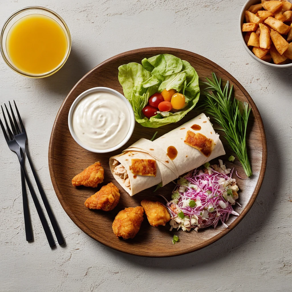 Wrap de Poulet au Yaourt