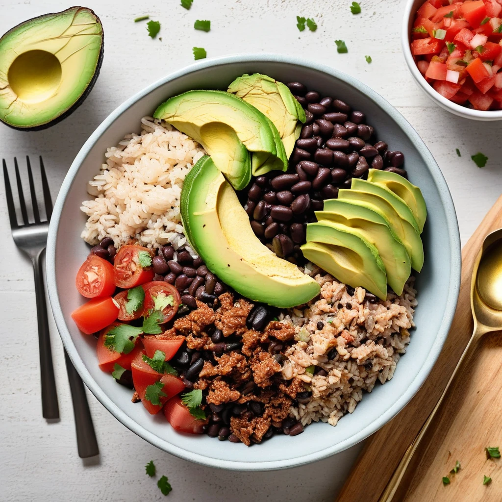 Turkey and Black Bean Burrito Bowl