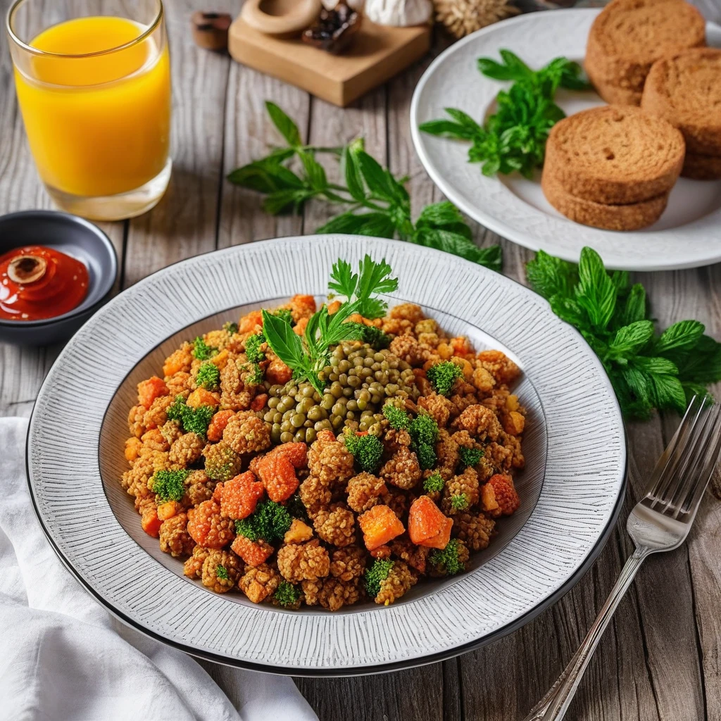 Сендвіч з курицею та овочами