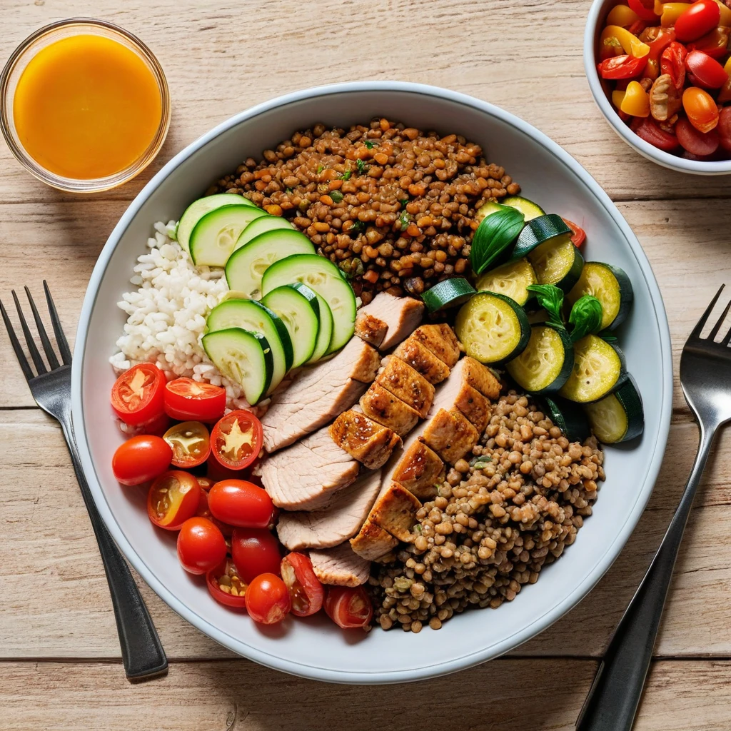 Turkey and Lentil Power Bowl