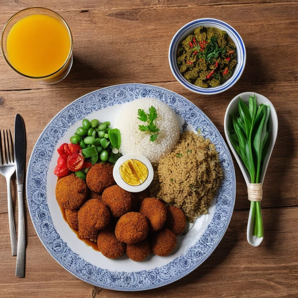 مرغ کی بریانی اور رائتہ