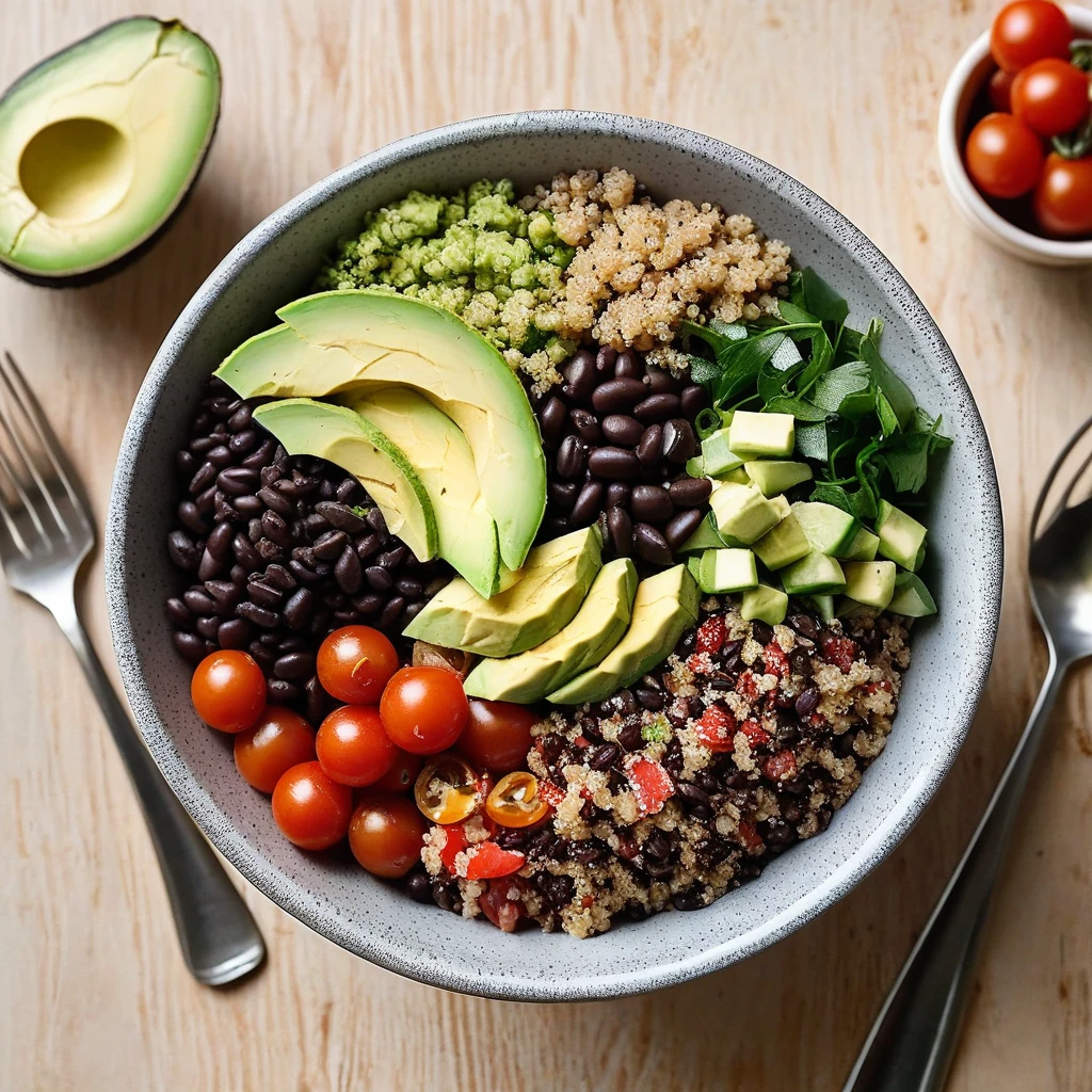 Black Bean and Quinoa Buddha Bowl