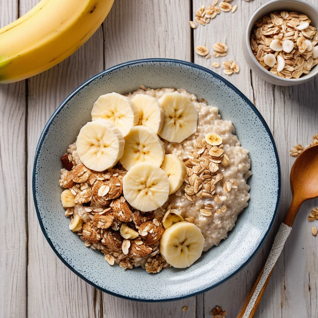 Coconut Oatmeal with Banana