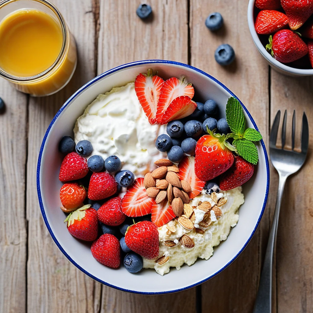 High-Protein Ricotta Berry Bowl