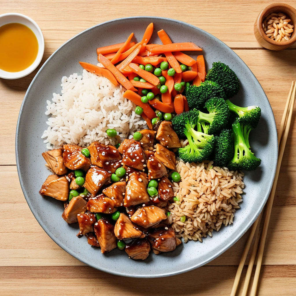 Teriyaki Chicken Stir-Fry with Brown Rice