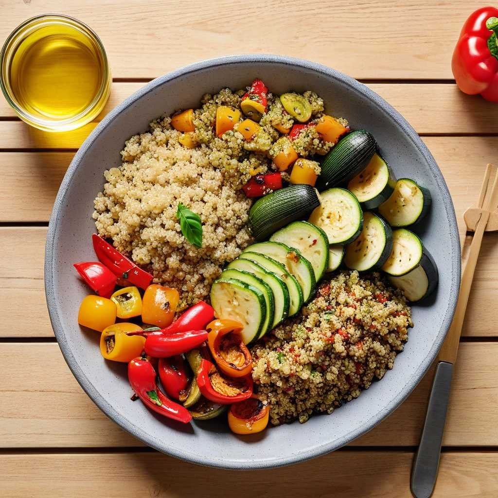 Savory Quinoa and Roasted Vegetable Bowl