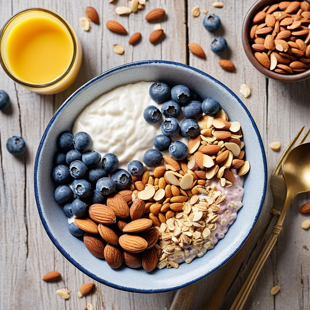High-Protein Blueberry & Whey Skyr Bowl