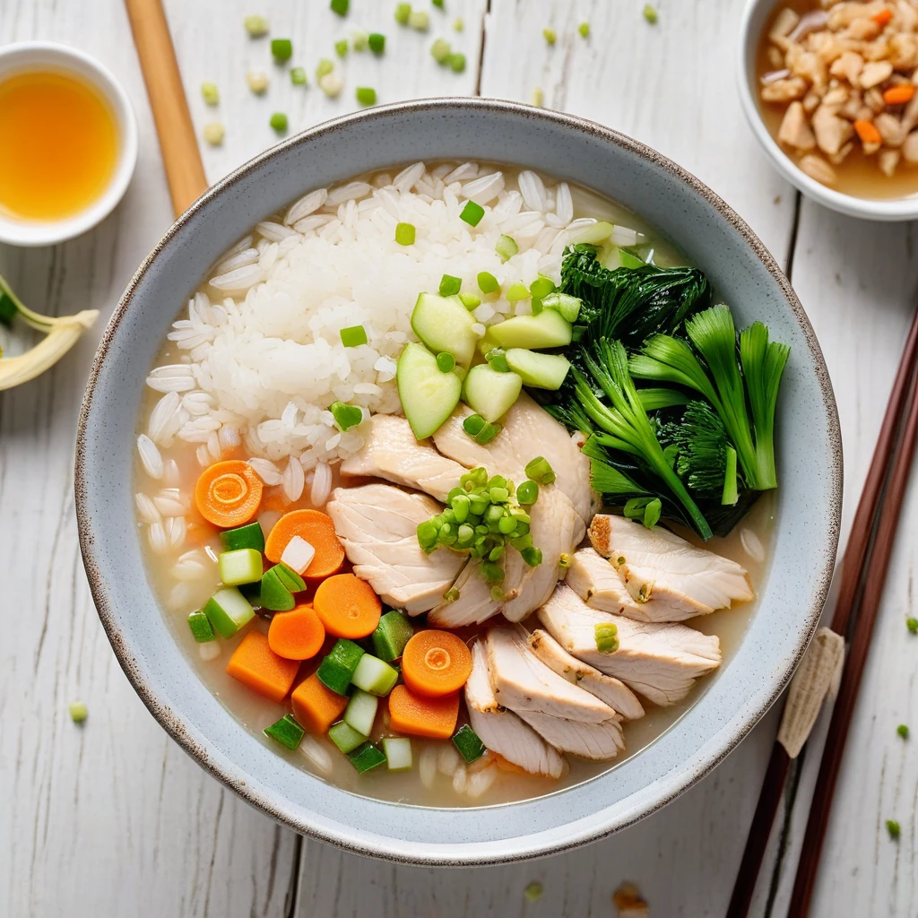 Chicken and Vegetable Congee