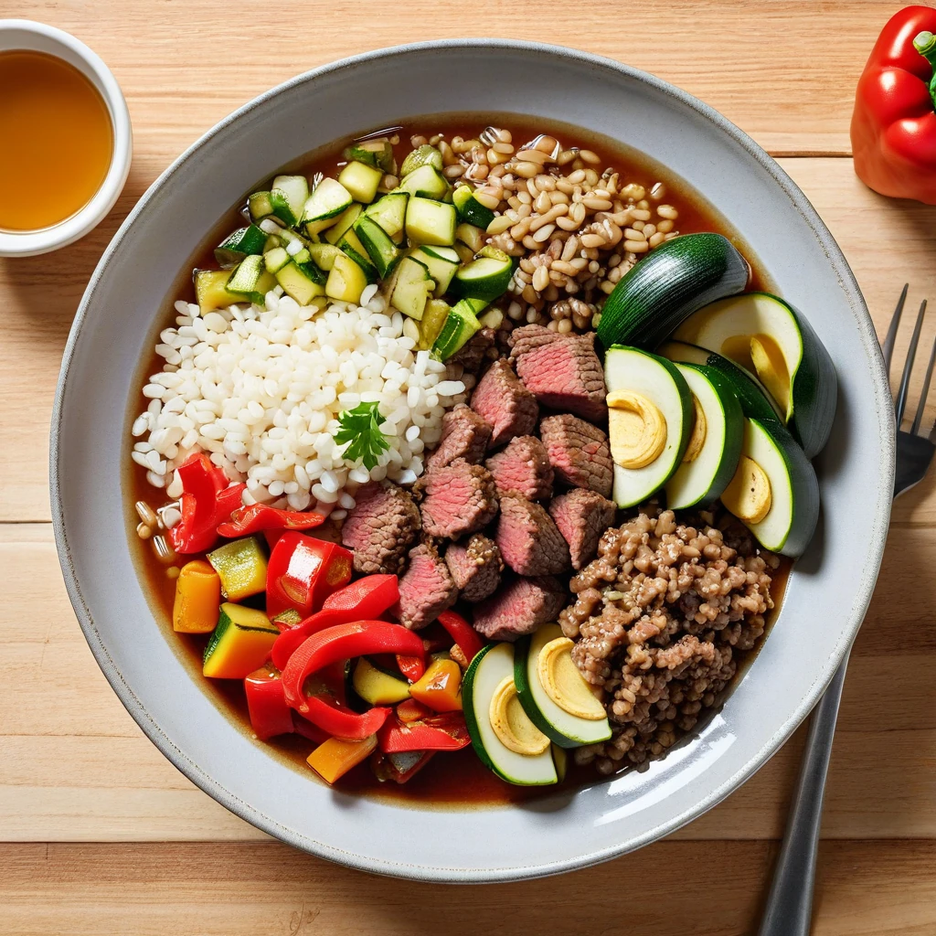 Beef and Barley Vegetable Bowl
