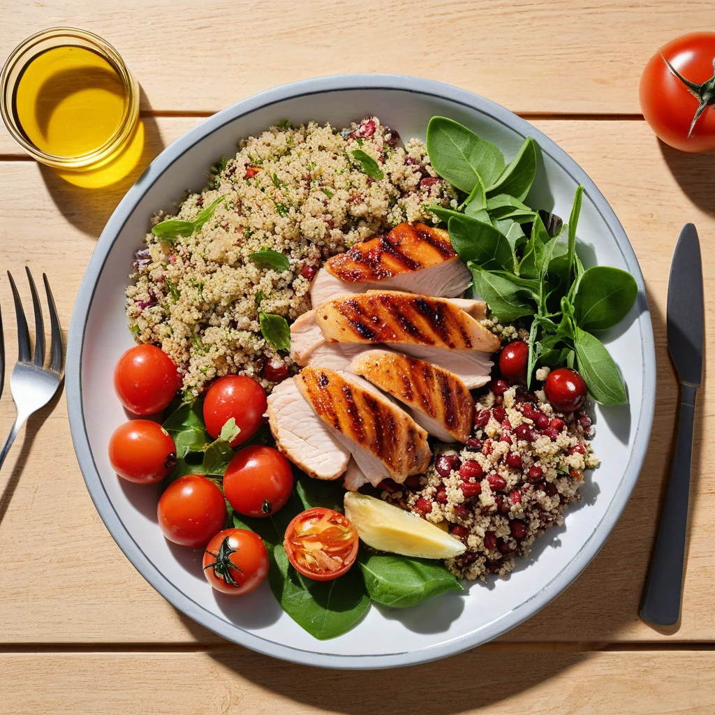 Salade de poulet grillé