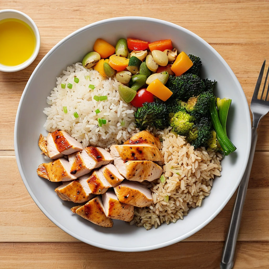 Savory Chicken and Rice Bowl