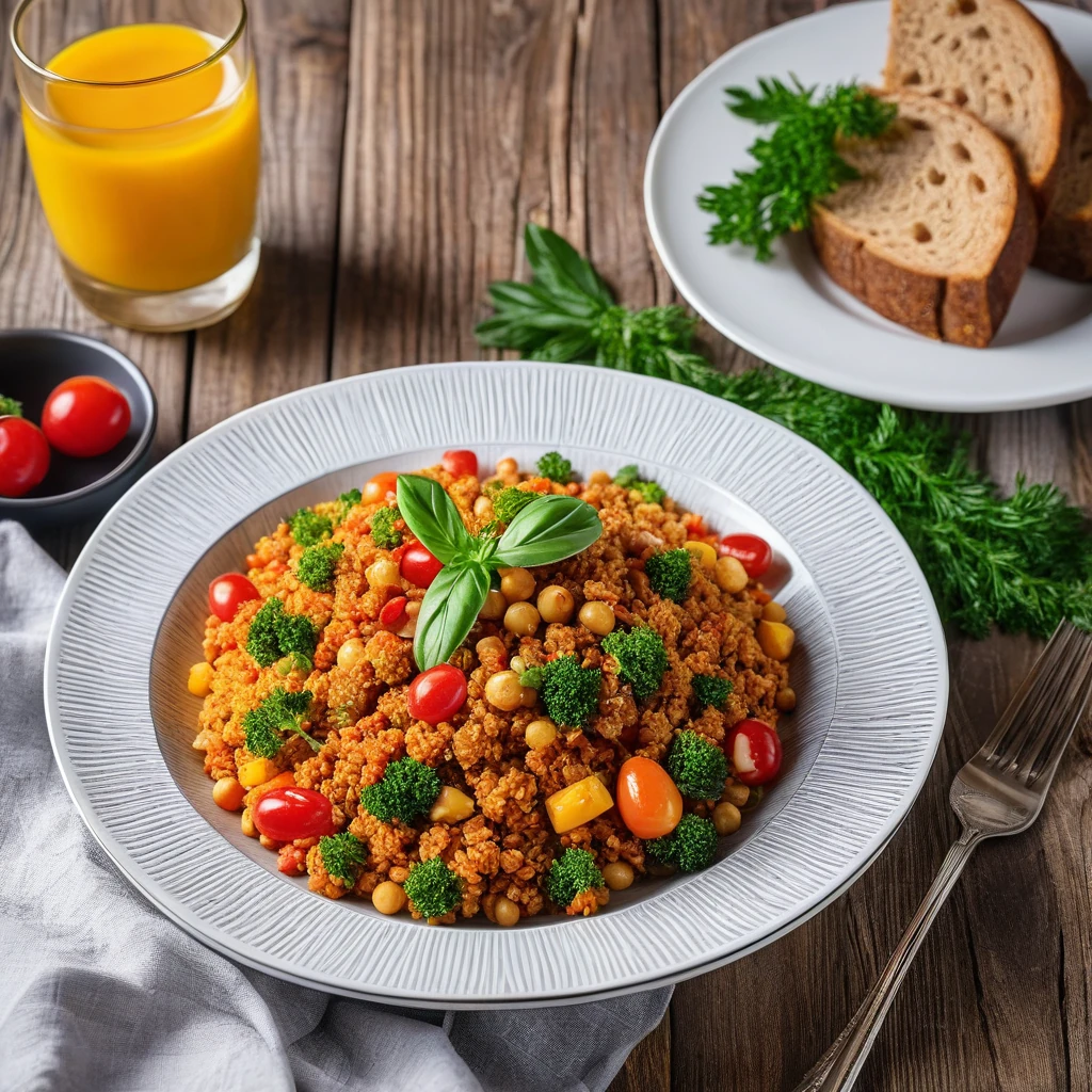 Салат з тунцем та середземноморськими овочами
