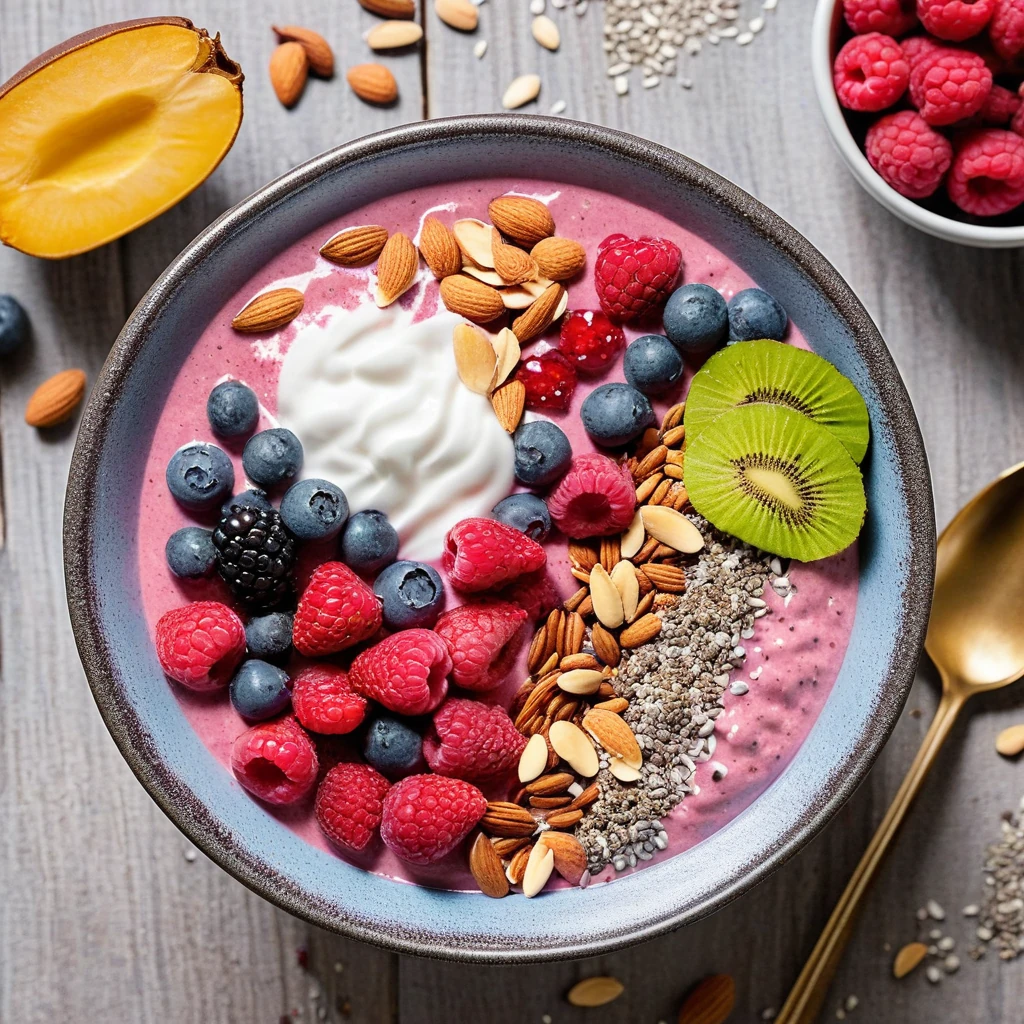 Protein-Packed Berry Smoothie Bowl