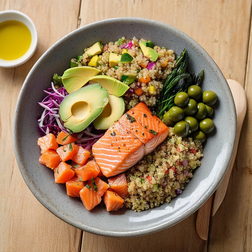Sustainable Seafood Quinoa Bowl