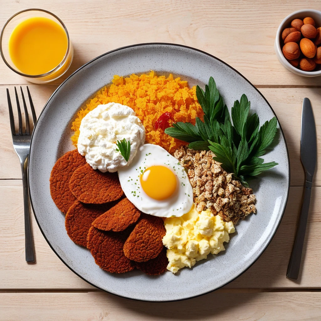 Proteinreicher Frühstücksauflauf