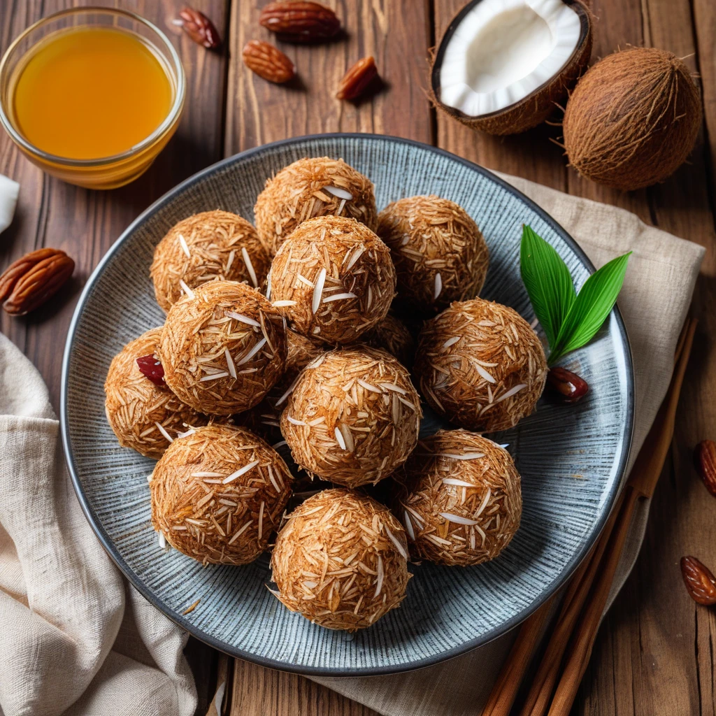 Coconut and Date Energy Bites