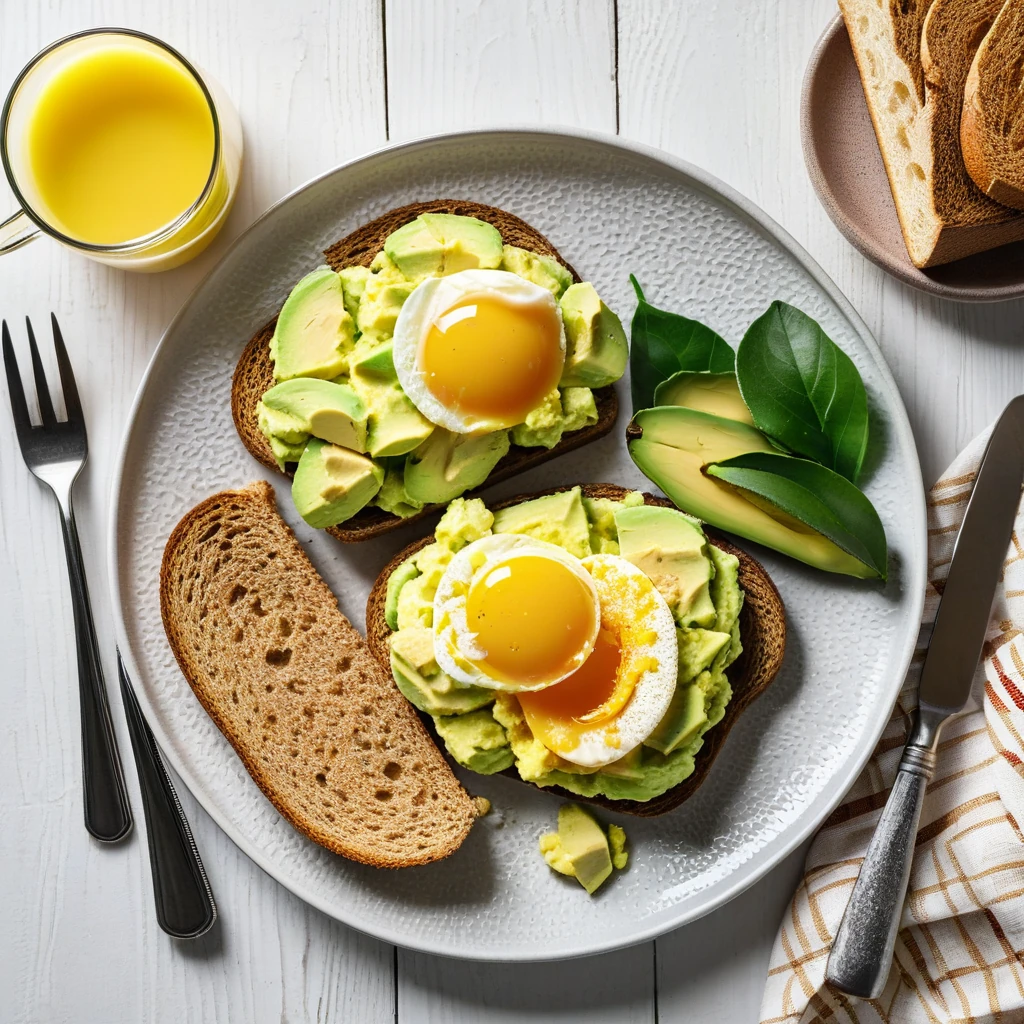 Scrambled Eggs with Avocado Toast