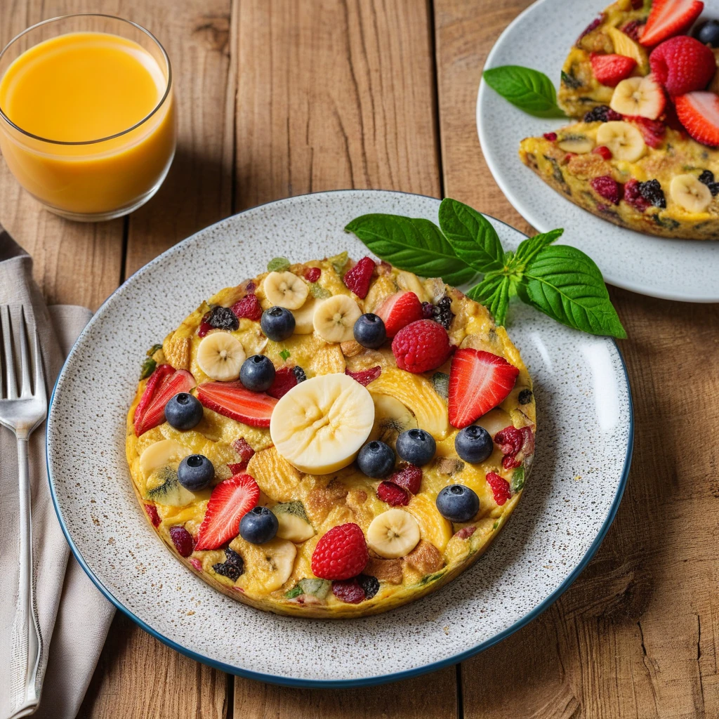 Frittata di Avena con Frutta