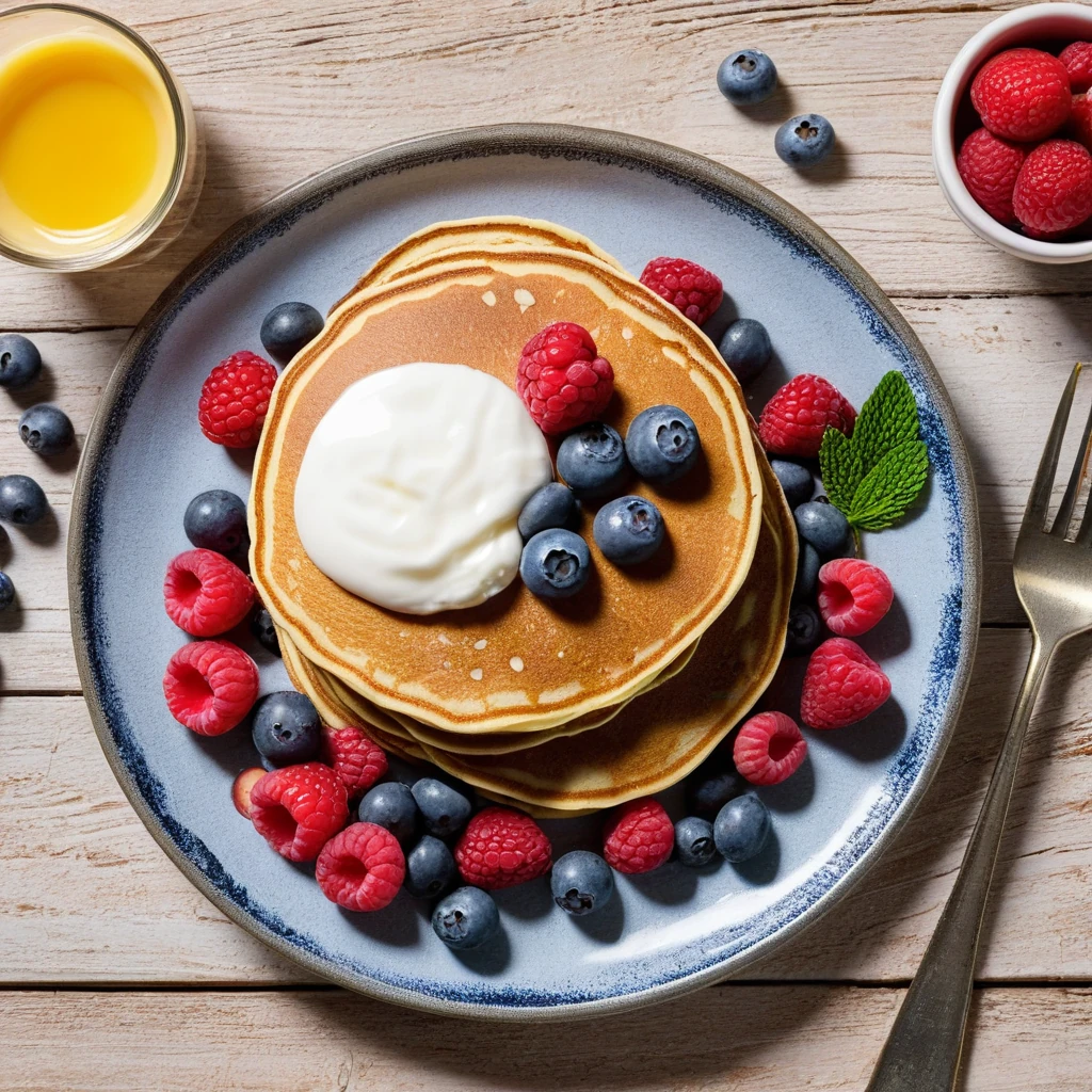 Protein Pancakes with Berries