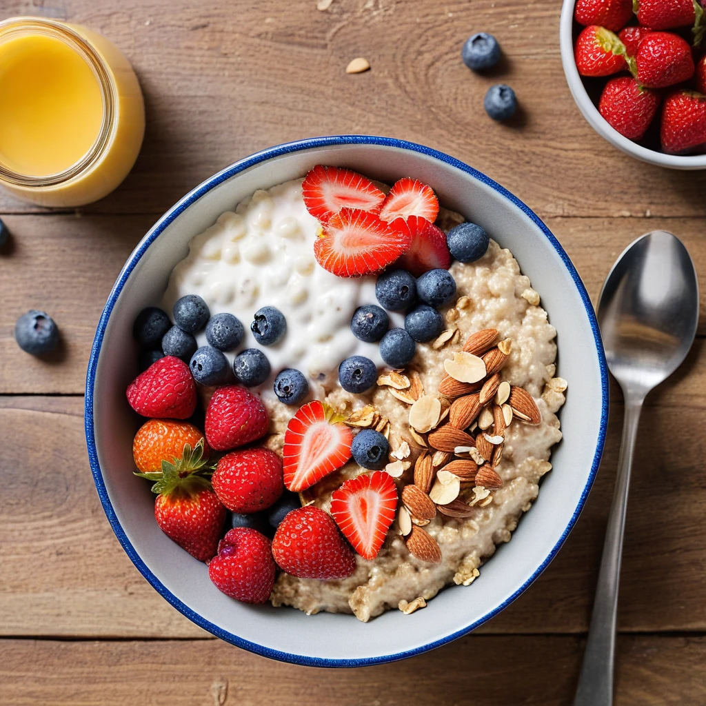 Protein-Packed Oatmeal Bowl