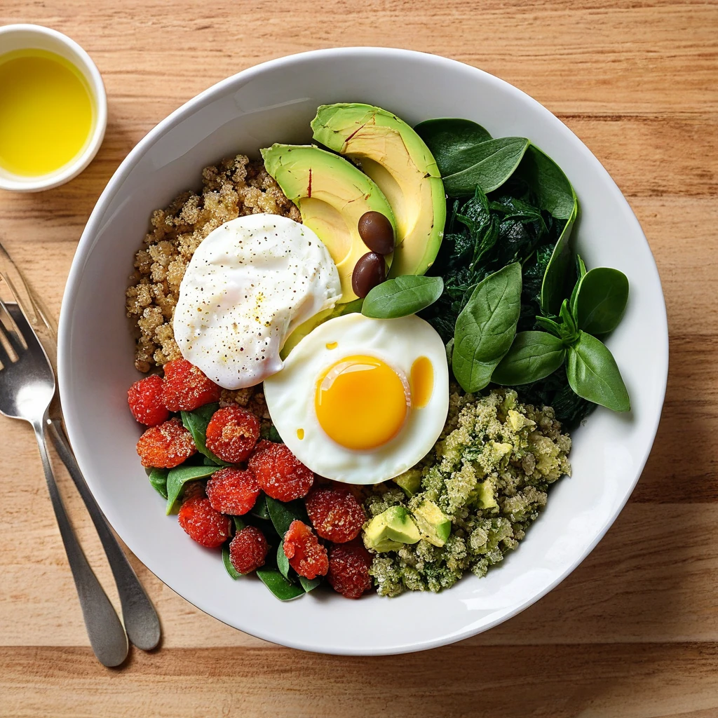 Savory Quinoa Breakfast Bowl