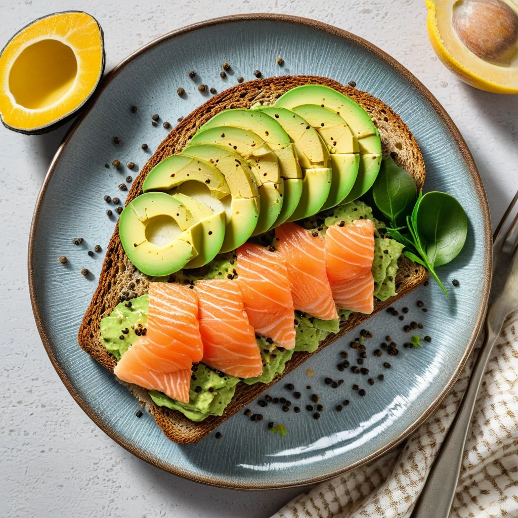 Savory Salmon Avocado Toast