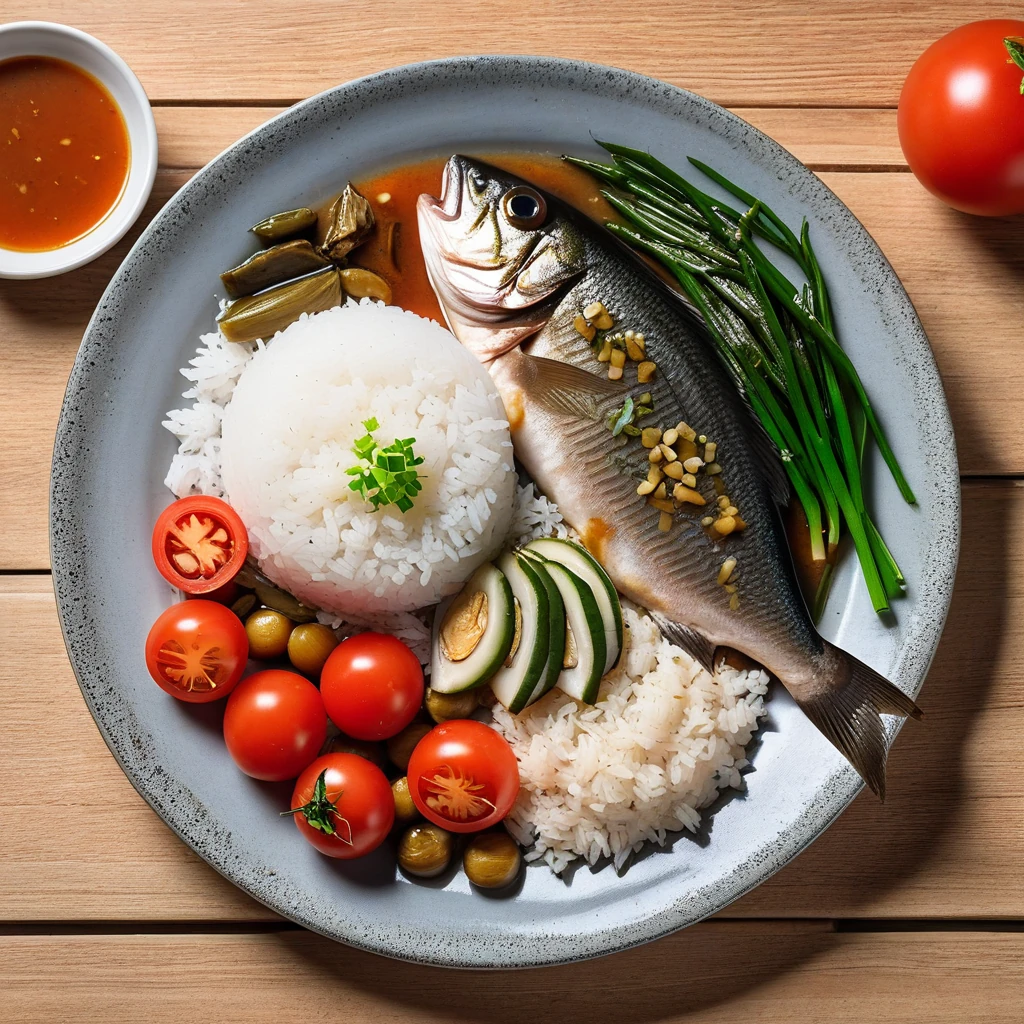 Sinigang na Bangus with Rice