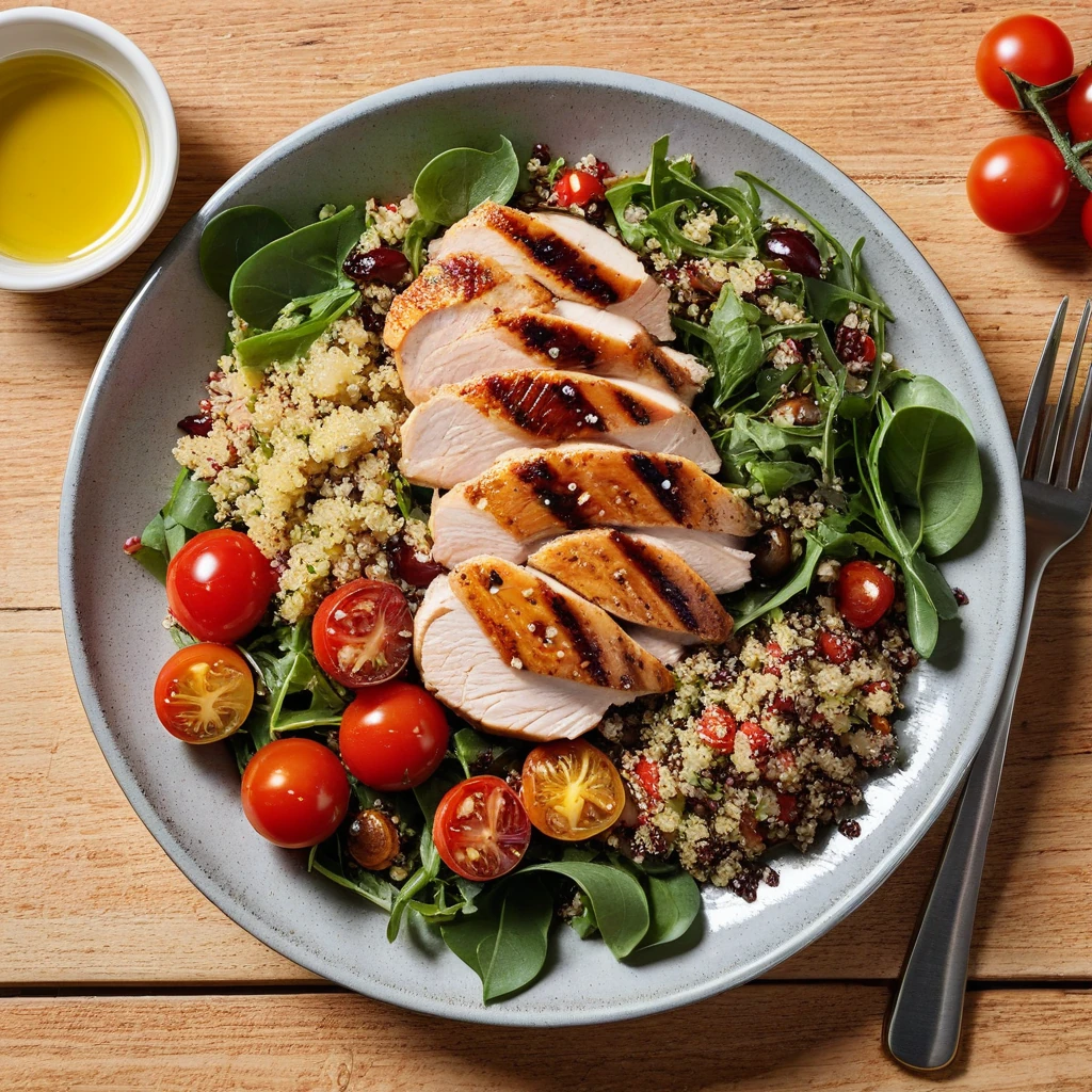 Grilled Chicken and Quinoa Salad