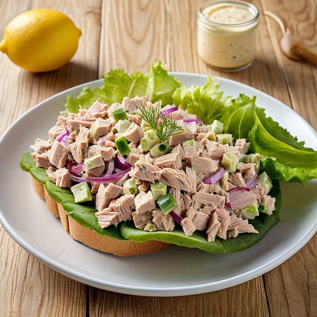 Tuna Salad Sandwich with Vegetables