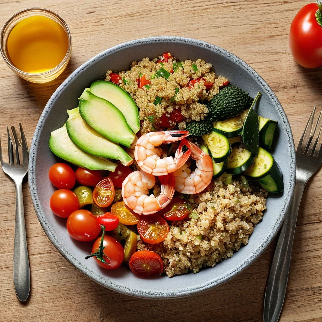 Shrimp and Quinoa Power Bowl