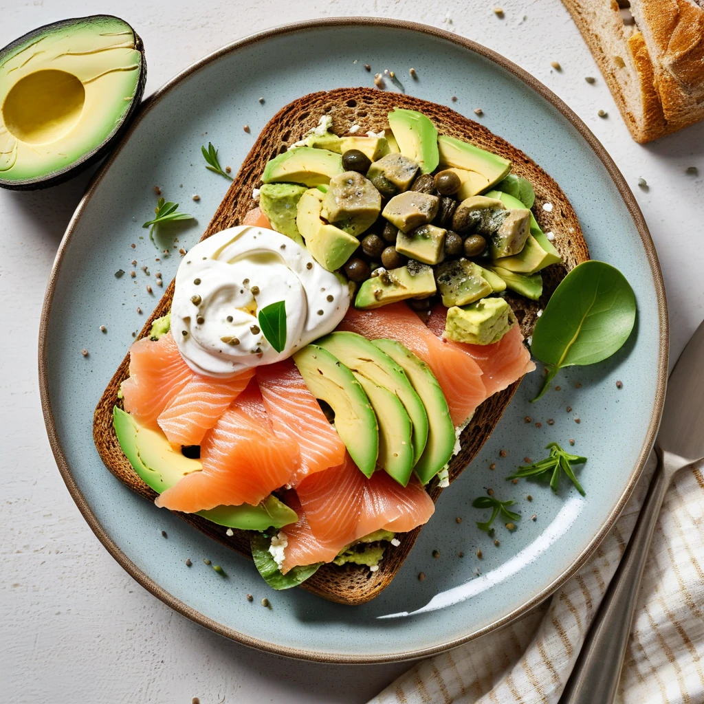 Smoked Salmon and Avocado Toast