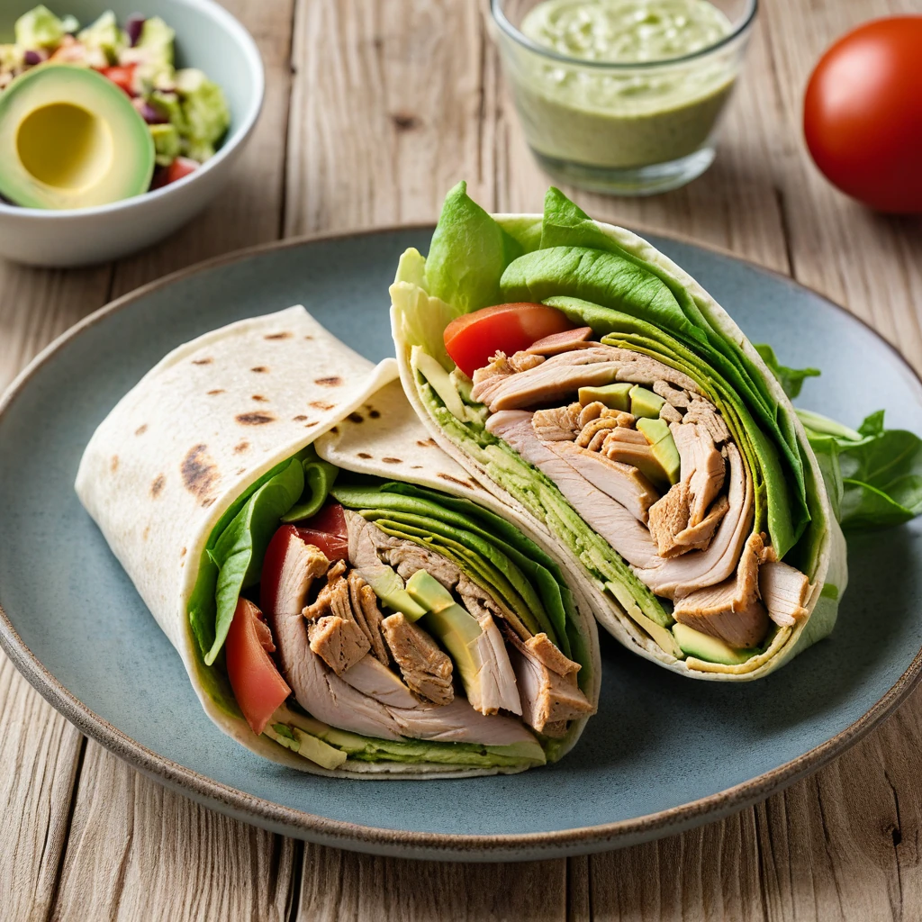 Turkey and Avocado Wrap