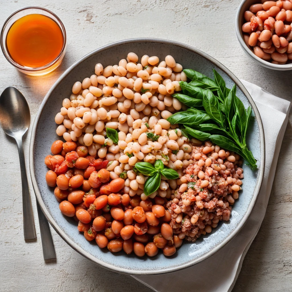 Insalata di Tonno e Fagioli con Pane Tostato