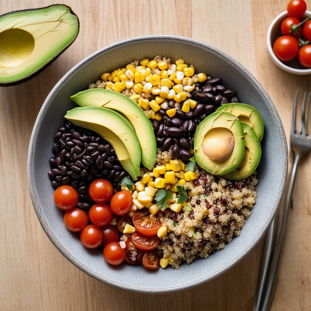 Quinoa and Black Bean Bowl