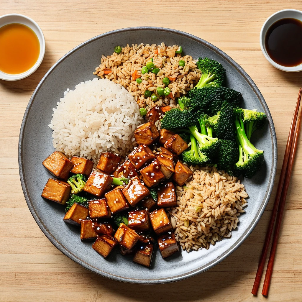 Teriyaki Tofu Stir-Fry with Brown Rice