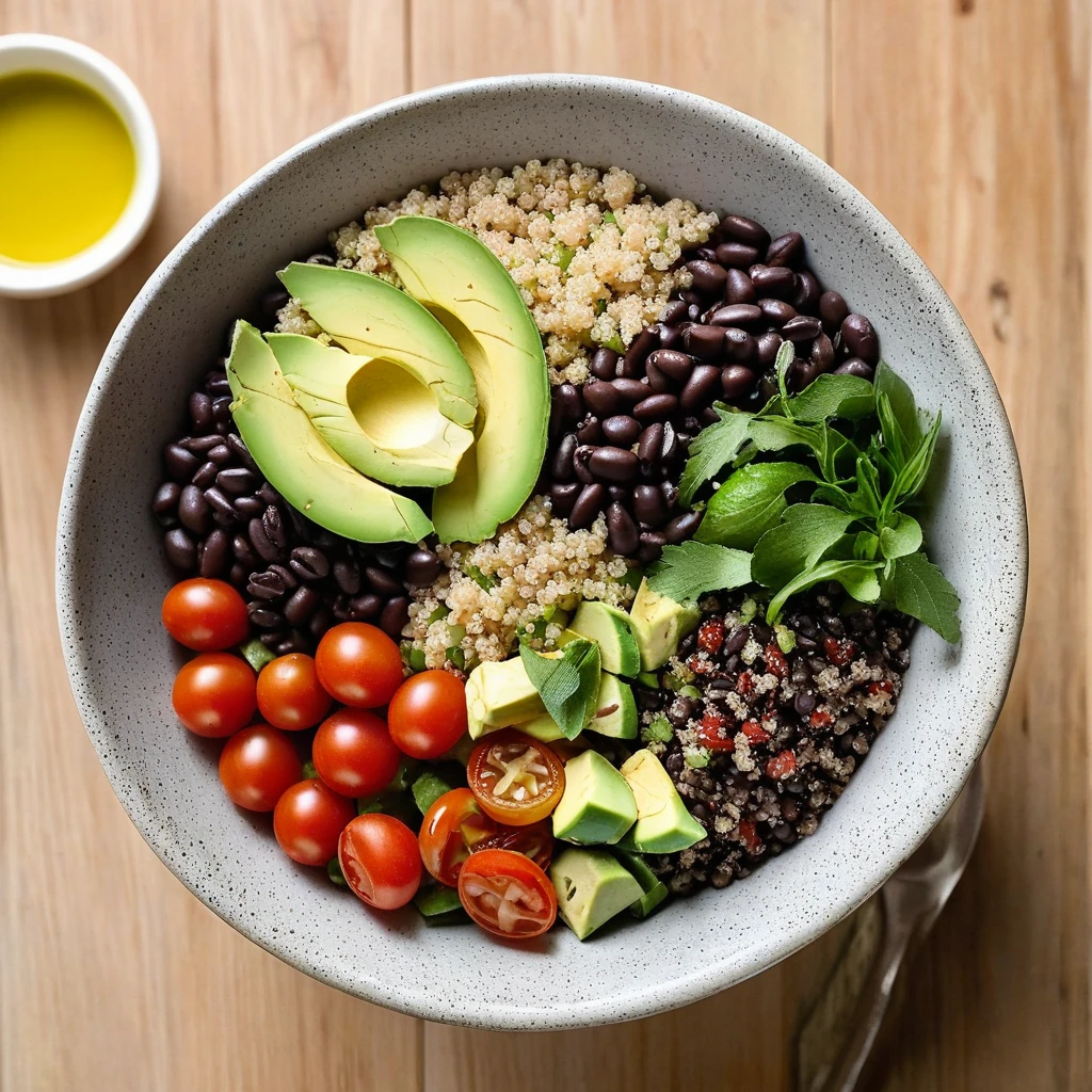 Quinoa & Black Bean Salad Bowl