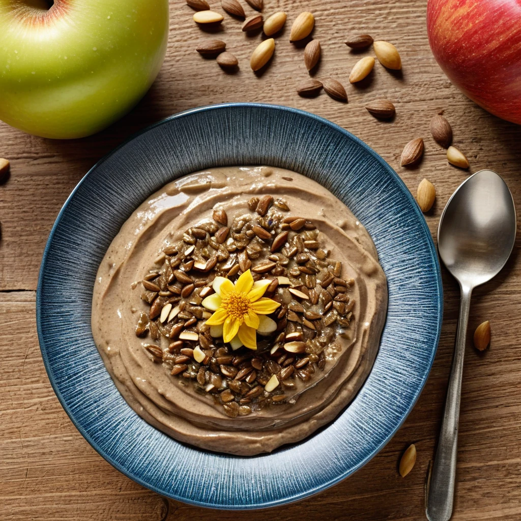 Apple with Sunflower Seed Butter