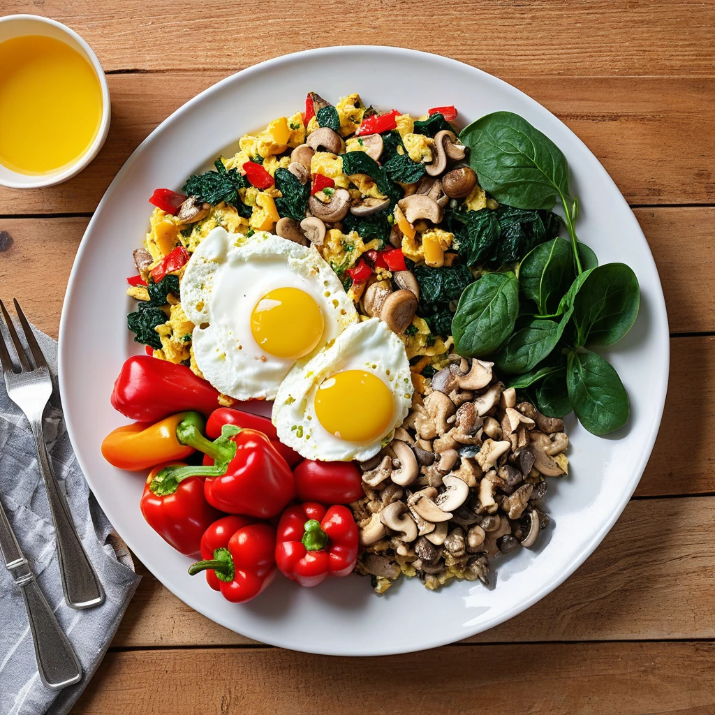 Protein-Packed Veggie Scramble
