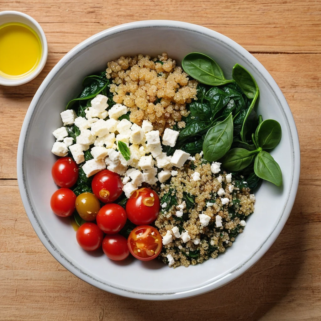 Savory Quinoa and Spinach Bowl