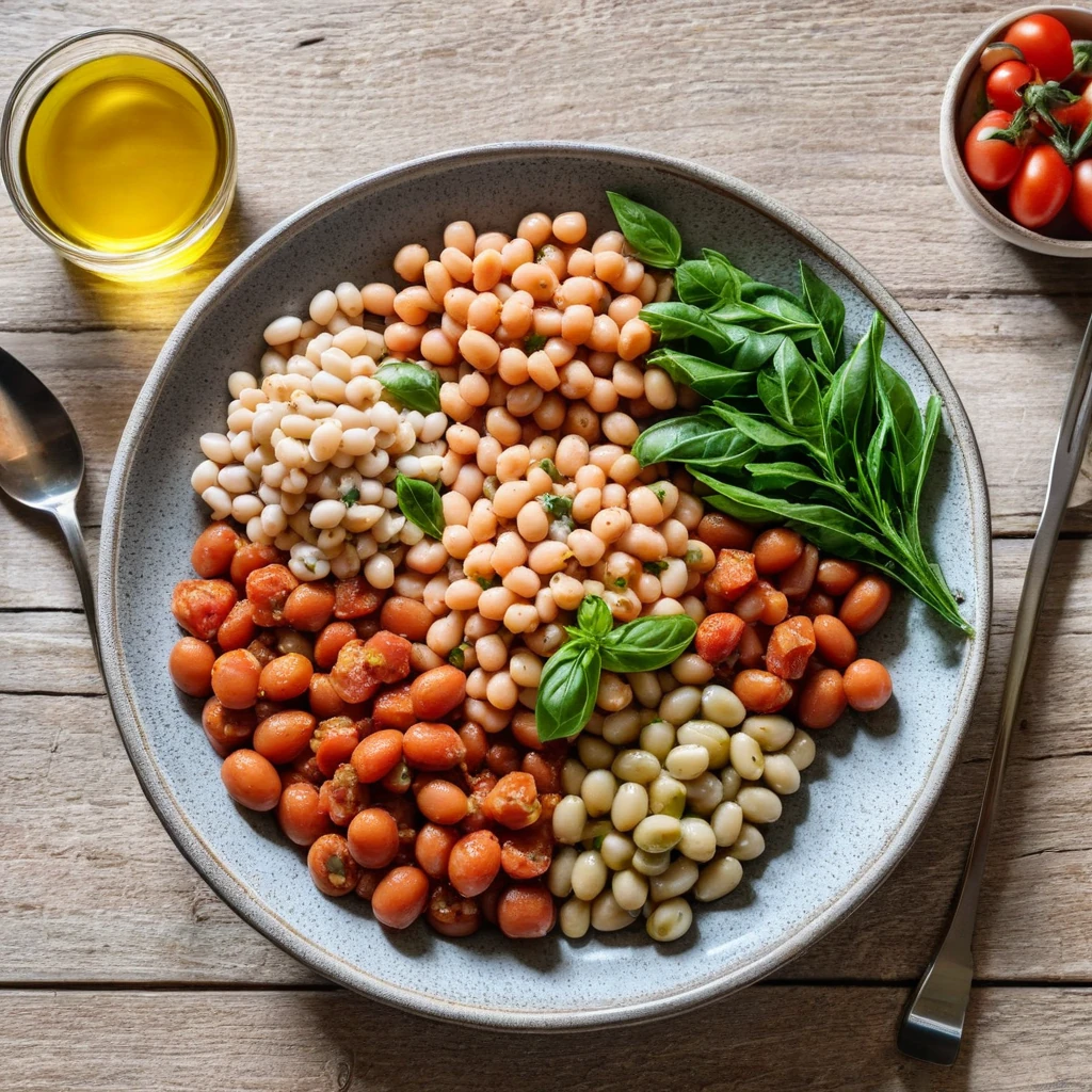 Insalata di Tonno e Fagioli con Pane Casereccio
